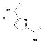 2-[(1S)-1-aminoethyl]-1,3-thiazole-4-carboxylic acid hydrochloride