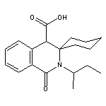 2’-(butan-2-yl)-1’-oxo-2’,4’-dihydro-1’H-spiro[cyclohexane-1,3’-isoquinoline]-4’-carboxylic acid