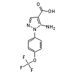 5-amino-1-[4-(trifluoromethoxy)phenyl]-1H-pyrazole-4-carboxylic acid