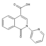 1-oxo-2-(pyridin-2-yl)-1,2-dihydroisoquinoline-4-carboxylic acid