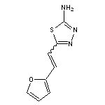 5-[2-(furan-2-yl)ethenyl]-1,3,4-thiadiazol-2-amine