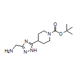 [5-(1-Boc-4-piperidinyl)-1H-1,2,4-triazol-3-yl]methanamine