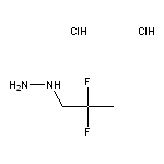 (2,2-difluoropropyl)hydrazine dihydrochloride