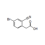 4-Bromo-2-cyanophenylacetic Acid