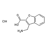 3-(aminomethyl)-1-benzofuran-2-carboxylic acid hydrochloride