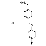 [4-(4-fluorophenoxymethyl)phenyl]methanamine hydrochloride