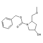 benzyl 4-hydroxy-2-(methoxymethyl)pyrrolidine-1-carboxylate