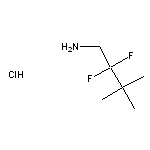 2,2-difluoro-3,3-dimethylbutan-1-amine hydrochloride