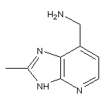 {2-methyl-3H-imidazo[4,5-b]pyridin-7-yl}methanamine