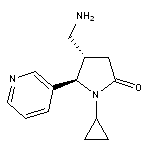 rac-(4R,5S)-4-(aminomethyl)-1-cyclopropyl-5-(pyridin-3-yl)pyrrolidin-2-one