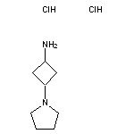 (1s,3s)-3-(pyrrolidin-1-yl)cyclobutan-1-amine dihydrochloride