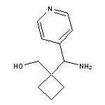 {1-[amino(pyridin-4-yl)methyl]cyclobutyl}methanol