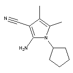 2-amino-1-cyclopentyl-4,5-dimethyl-1H-pyrrole-3-carbonitrile