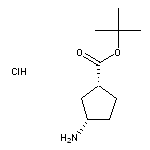 rac-tert-butyl (1R,3S)-3-aminocyclopentane-1-carboxylate hydrochloride