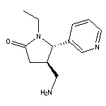 rac-(4R,5S)-4-(aminomethyl)-1-ethyl-5-(pyridin-3-yl)pyrrolidin-2-one