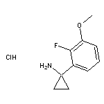 1-(2-fluoro-3-methoxyphenyl)cyclopropan-1-amine hydrochloride