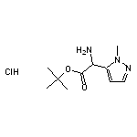 tert-butyl 2-amino-2-(1-methyl-1H-pyrazol-5-yl)acetate hydrochloride