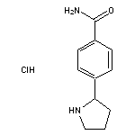 4-(pyrrolidin-2-yl)benzamide hydrochloride