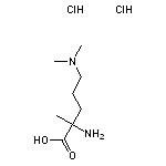 2-amino-5-(dimethylamino)-2-methylpentanoic acid dihydrochloride