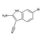 2-Amino-6-bromo-1H-indole-3-carbonitrile