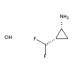 rac-(1R,2S)-2-(difluoromethyl)cyclopropan-1-amine hydrochloride