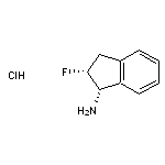 rac-(1R,2S)-2-fluoro-2,3-dihydro-1H-inden-1-amine hydrochloride