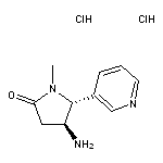 rac-(4R,5S)-4-amino-1-methyl-5-(pyridin-3-yl)pyrrolidin-2-one dihydrochloride