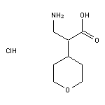 3-amino-2-(oxan-4-yl)propanoic acid hydrochloride