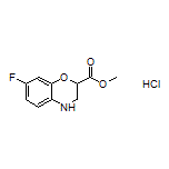 Methyl 7-Fluoro-3,4-dihydro-2H-benzo[b][1,4]oxazine-2-carboxylate Hydrochloride