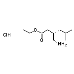 ethyl (3S)-3-(aminomethyl)-5-methylhexanoate hydrochloride