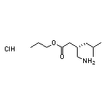 propyl (3S)-3-(aminomethyl)-5-methylhexanoate hydrochloride