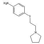 4-{[2-(pyrrolidin-1-yl)ethyl]sulfanyl}aniline