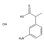 2-(3-aminophenyl)propanoic acid hydrochloride