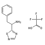 1-(1,2,4-oxadiazol-5-yl)-2-phenylethan-1-amine, trifluoroacetic acid