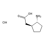 rac-2-[(1R,2S)-2-aminocyclopentyl]acetic acid hydrochloride