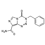 3-benzyl-4-oxo-3H,4H-imidazo[4,3-d][1,2,3,5]tetrazine-8-carboxamide