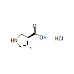 (3S,4S)-4-Methylpyrrolidine-3-carboxylic Acid Hydrochloride