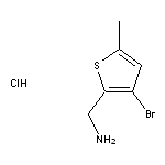 (3-bromo-5-methylthiophen-2-yl)methanamine hydrochloride