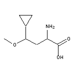 2-amino-4-cyclopropyl-4-methoxybutanoic acid