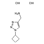 (1-cyclobutyl-1H-1,2,3-triazol-4-yl)methanamine dihydrochloride