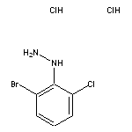 (2-bromo-6-chlorophenyl)hydrazine dihydrochloride