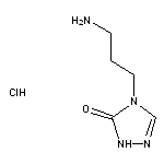 4-(3-aminopropyl)-4,5-dihydro-1H-1,2,4-triazol-5-one hydrochloride