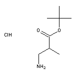 tert-butyl 3-amino-2-methylpropanoate hydrochloride