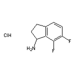 6,7-difluoro-2,3-dihydro-1H-inden-1-amine hydrochloride