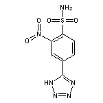 2-nitro-4-(1H-1,2,3,4-tetrazol-5-yl)benzene-1-sulfonamide