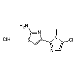 4-(5-chloro-1-methyl-1H-imidazol-2-yl)-1,3-thiazol-2-amine hydrochloride