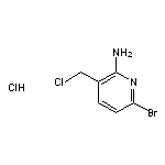 6-bromo-3-(chloromethyl)pyridin-2-amine hydrochloride