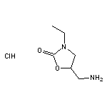 5-(aminomethyl)-3-ethyl-1,3-oxazolidin-2-one hydrochloride