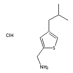 [4-(2-methylpropyl)thiophen-2-yl]methanamine hydrochloride