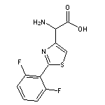 2-amino-2-[2-(2,6-difluorophenyl)-1,3-thiazol-4-yl]acetic acid